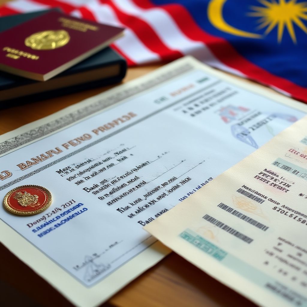 Document preparation for Malaysian bank accounts